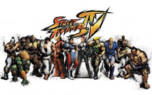 Super Street fighter IV characters background